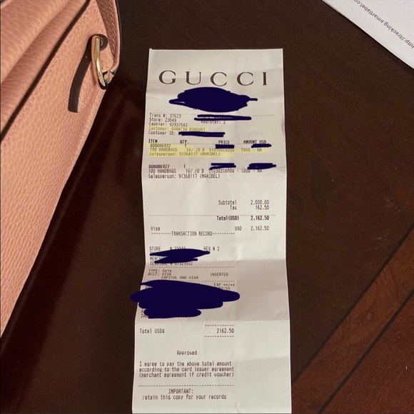 Gucci Dollar Calfskin Interlocking G Top Handle Shoulder Bag Black - Picture 15 of 15